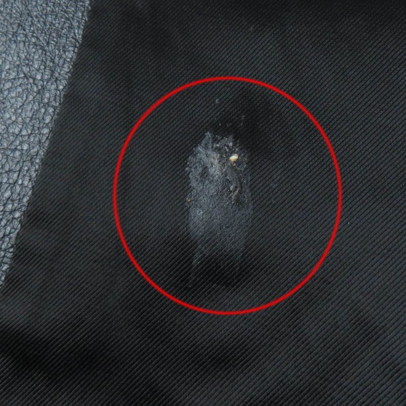 Saint Laurent Paris 625230 Mouton Leather Trench Coat Black 36 With Hanger And