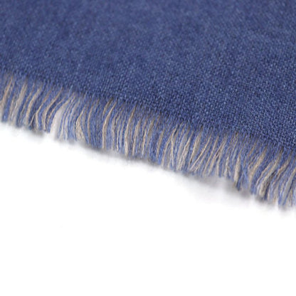 Hermes Cashmere Silk Chaine D'ancre Allover Bicolor Scarf Blue Light Brown Made