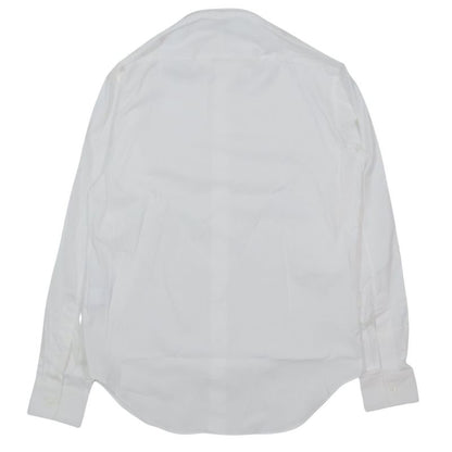 Loewe Long Sleeve Dress Shirt Blouse Tops Cut and Sewn Fly Front Ribbed Wing 37