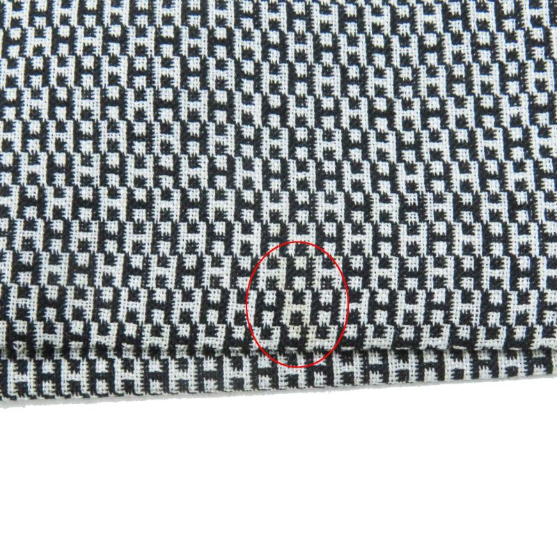 Hermes Vintage Margiela Period Wool Silk Rare H Pattern Archive Center Press