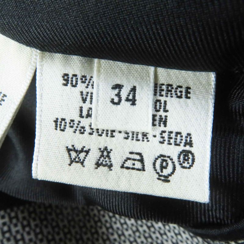 Hermes Vintage Margiela Period Wool Silk Rare H Pattern Archive Center Press