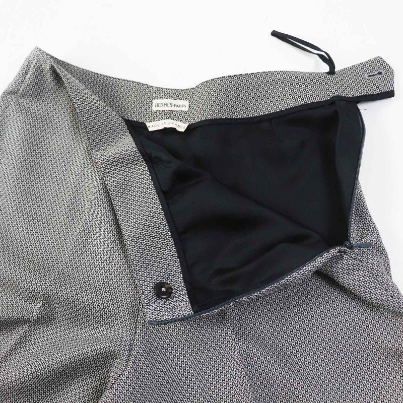 Hermes Vintage Margiela Period Wool Silk Rare H Pattern Archive Center Press