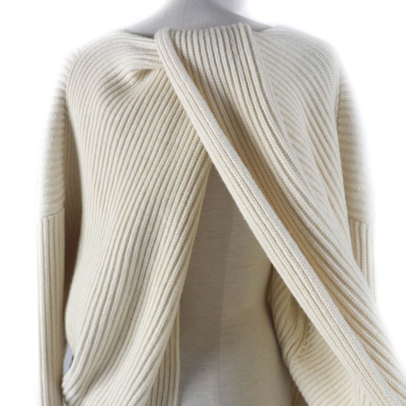 Celine 2 3bx8/6806 Wool Cashmere Blend Phoebe Philo Period Open Back Design