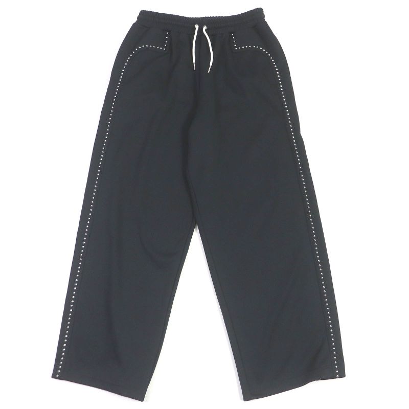 Celine 22SS 2z166121o Studded Jogger Pants Sweatpants Black S Made In Italy
