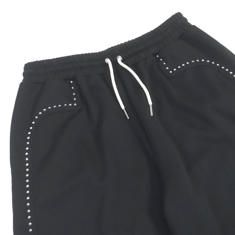 Celine 22SS 2z166121o Studded Jogger Pants Sweatpants Black S Made In Italy