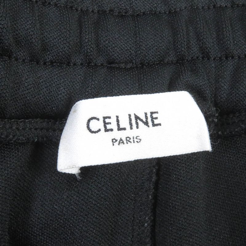 Celine 22SS 2z166121o Studded Jogger Pants Sweatpants Black S Made In Italy