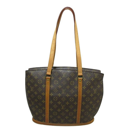 Louis Vuitton Monogram Babylon Tote Handbag M51102 Brown Ladies Used