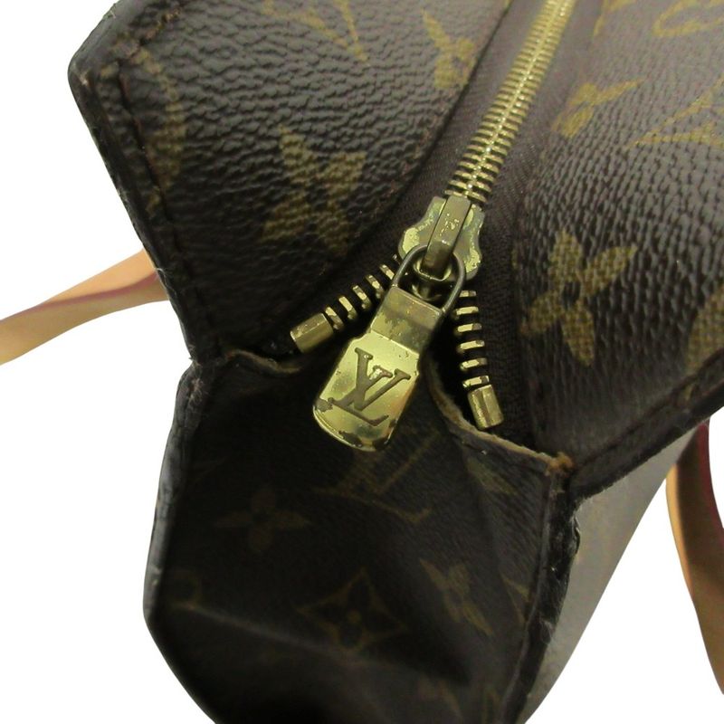 Louis Vuitton Monogram Babylon Tote Handbag M51102 Brown Ladies Used