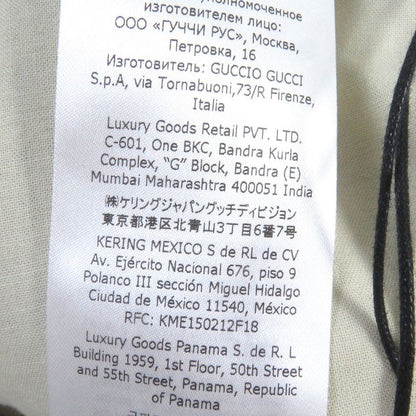 Gucci 23SS 710564 100% Wool Checkered Half-pants Wide Beige 44 Made In Italy