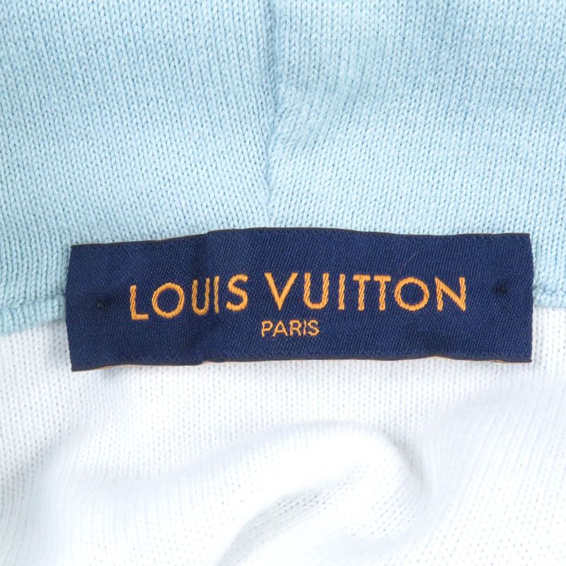 Louis Vuitton 23SS 100% Cotton Monogram Gradient Pullover Knit Hoodie Light