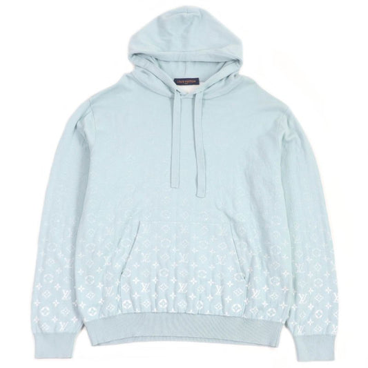 Louis Vuitton 23SS 100% Cotton Monogram Gradient Pullover Knit Hoodie Light