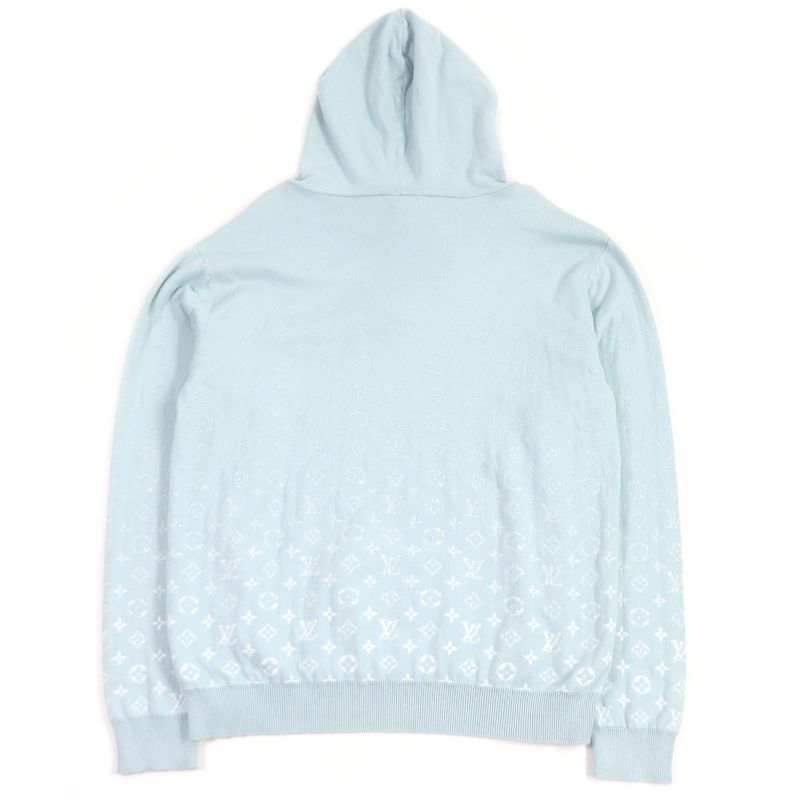 Louis Vuitton 23SS 100% Cotton Monogram Gradient Pullover Knit Hoodie Light