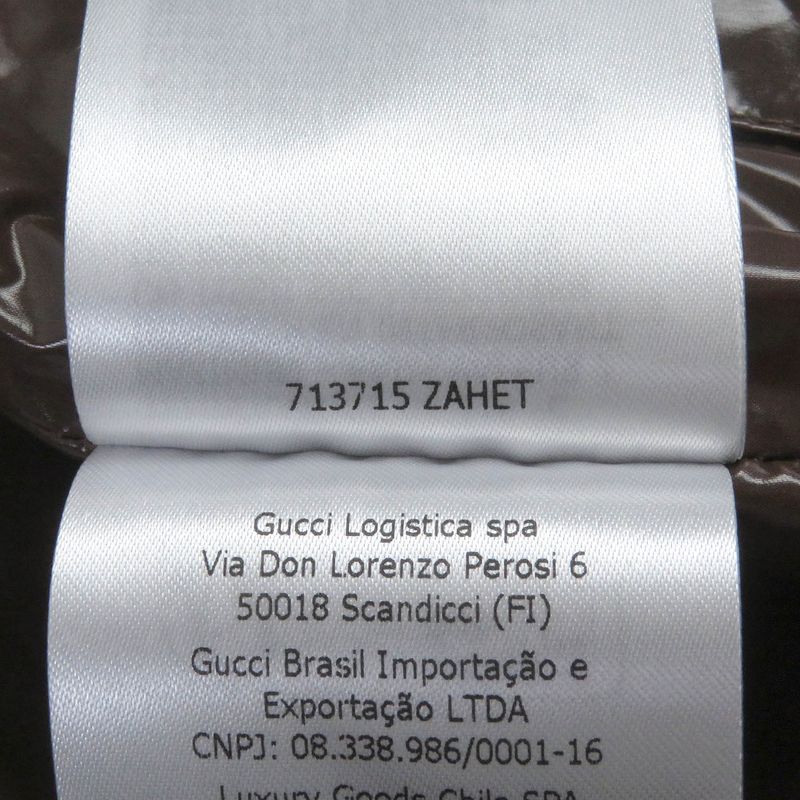 Gucci Adidas Sherry Line 3 Stripes Hooded Down Vest Brown 44 Made In Italy