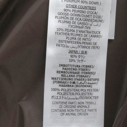 Gucci Adidas Sherry Line 3 Stripes Hooded Down Vest Brown 44 Made In Italy