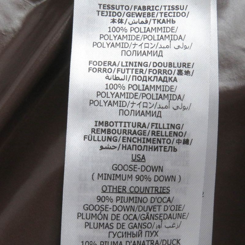 Gucci Adidas Sherry Line 3 Stripes Hooded Down Vest Brown 44 Made In Italy