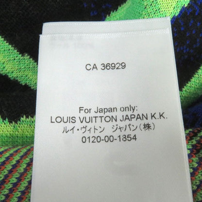 Louis Vuitton 22AW Hnn11w 100% Wool Graphic Print Long Sleeve Knit Sweater