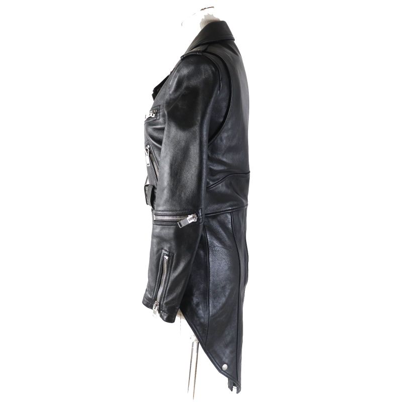 Saint Laurent Paris 15AW Eddie Period Lamb Leather Tailored Rider's Jacket