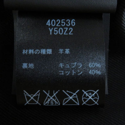 Saint Laurent Paris 15AW Eddie Period Lamb Leather Tailored Rider's Jacket