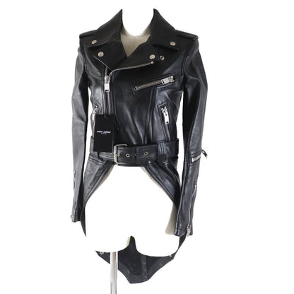 Saint Laurent Paris 15AW Eddie Period Lamb Leather Tailored Rider's Jacket
