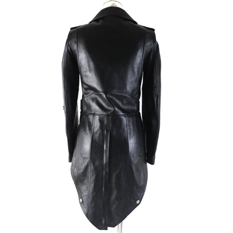 Saint Laurent Paris 15AW Eddie Period Lamb Leather Tailored Rider's Jacket