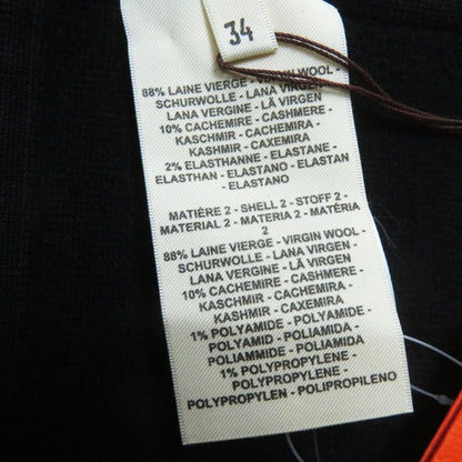 Hermes 23AW 3h2204d2 Wool Cashmere Bias H/none Fabric Reversible Zip Knit