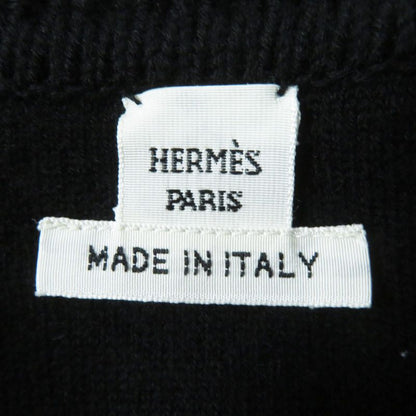Hermes 23AW 3h2204d2 Wool Cashmere Bias H/none Fabric Reversible Zip Knit
