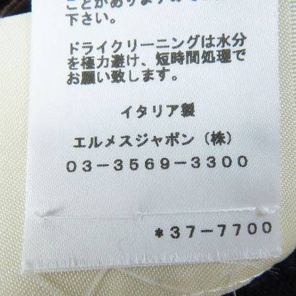 Hermes 23AW 3h2620dd Brid De Gala Tartan 100% Cashmere Long Sleeve Knit Multi