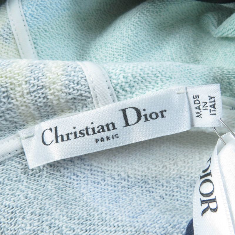 Christian DIOR 22AW 213s04a4069 Oversized All Over Design Hoodie With Back Logo