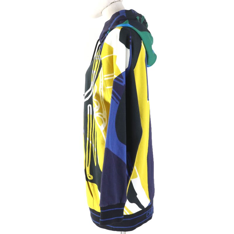 Christian DIOR 22AW 213s04a4069 Oversized All Over Design Hoodie With Back Logo