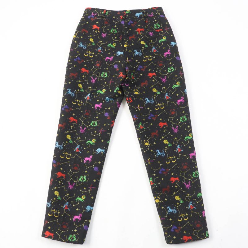 Christian DIOR 241p05a7203 Lucky Motif Pixel Silk Blend Constellation Pants