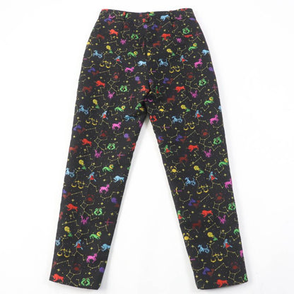 Christian DIOR 241p05a7203 Lucky Motif Pixel Silk Blend Constellation Pants