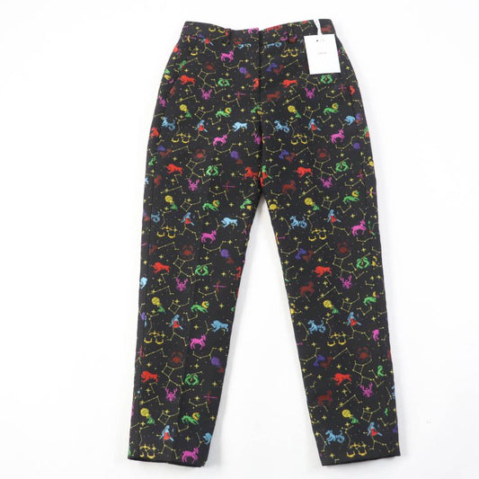 Christian DIOR 241p05a7203 Lucky Motif Pixel Silk Blend Constellation Pants