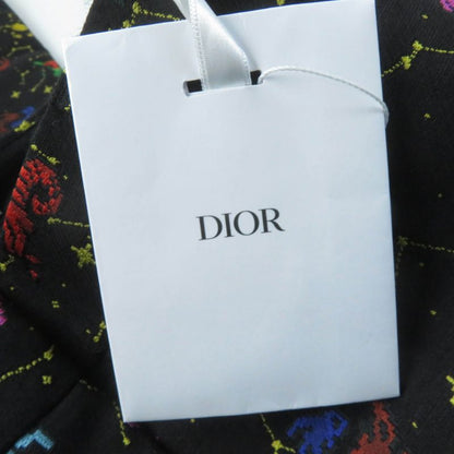 Christian DIOR 241p05a7203 Lucky Motif Pixel Silk Blend Constellation Pants