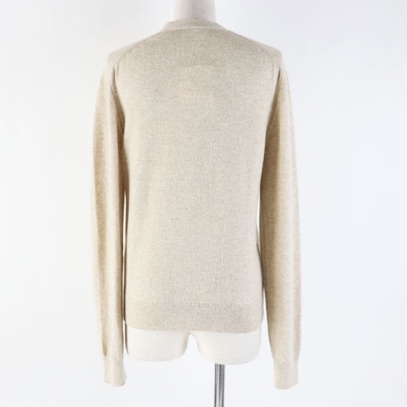 Hermes 24SS 4e2701d1 100% Cashmere Long Sleeves Knitted Cardigan With Logo