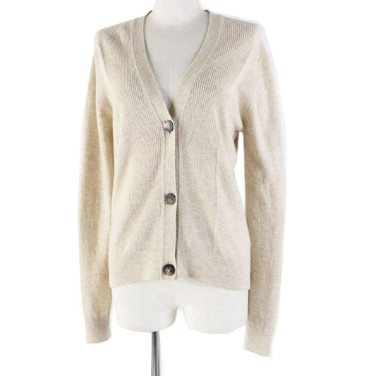 Hermes 24SS 4e2701d1 100% Cashmere Long Sleeves Knitted Cardigan With Logo