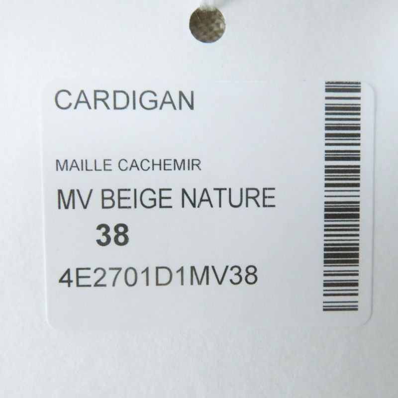 Hermes 24SS 4e2701d1 100% Cashmere Long Sleeves Knitted Cardigan With Logo