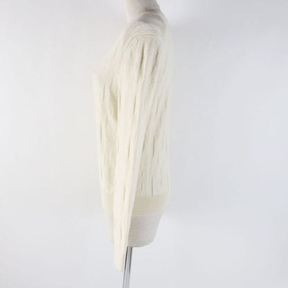 Hermes 24SS 4e2610d3 100% Wool H Motif Pattern Long Sleeves Knit Pullover