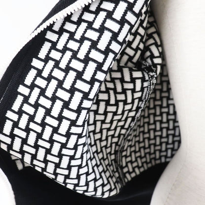 Hermes 22AW 2h2200dd Cartouche Mosaic Motif H Pattern Zip-up Knit Blouson