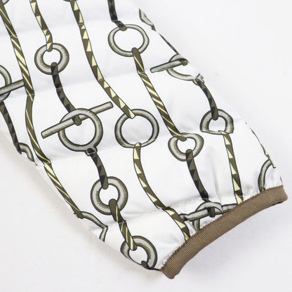 Hermes 23AW 3h0171d2 Chaine D'ancre Patterned Patch Serie Button Down Jacket