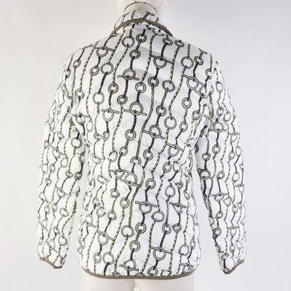 Hermes 23AW 3h0171d2 Chaine D'ancre Patterned Patch Serie Button Down Jacket