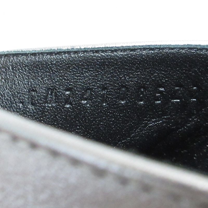 Hermes Idol Leather Mules Size 36 Equivalent to 23cm (9.06in) Silver Color