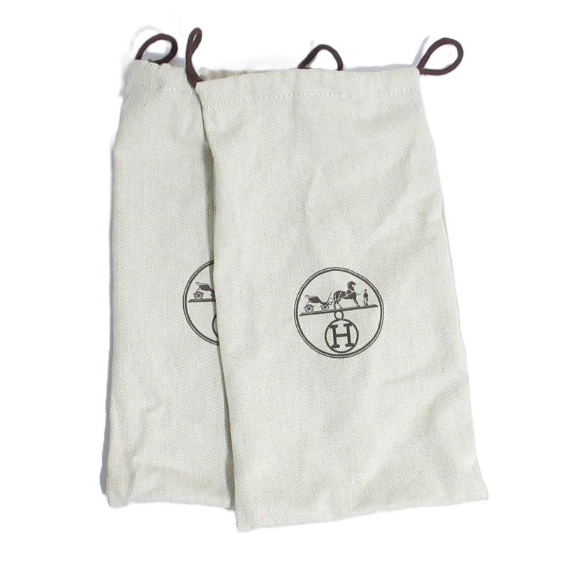 Hermes Idol Leather Mules Size 36 Equivalent to 23cm (9.06in) Silver Color