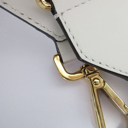 Fendi Strap You Logo Jacquard Shoulder Strap Ivory and Gold Hardware Women's