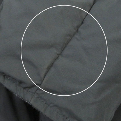 Hermes 100% Cashmere Herringbone Reversible Hooded Down Jacket Gray 52 Made In