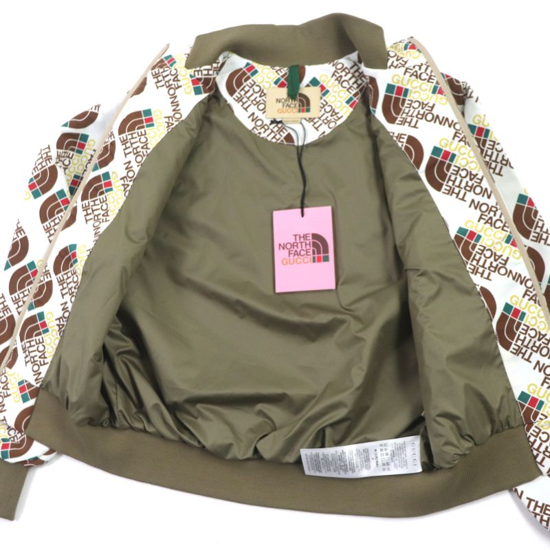 Gucci THE North FACE The North Face 21SS 648866 Full Logo Covered Zip Blouson