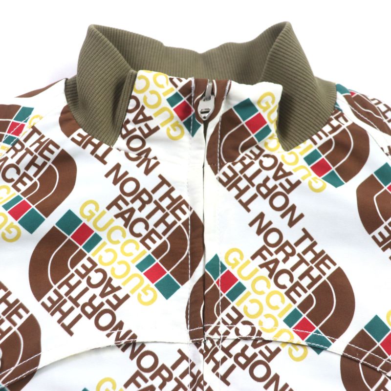 Gucci THE North FACE The North Face 21SS 648866 Full Logo Covered Zip Blouson