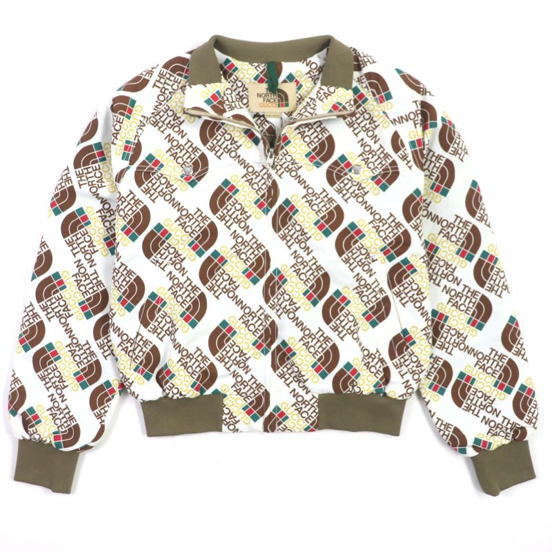 Gucci THE North FACE The North Face 21SS 648866 Full Logo Covered Zip Blouson