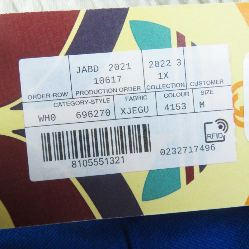 Gucci Adidas 696270 Webline Flared Jogging Pants Cobalt Blue M Made In Italy