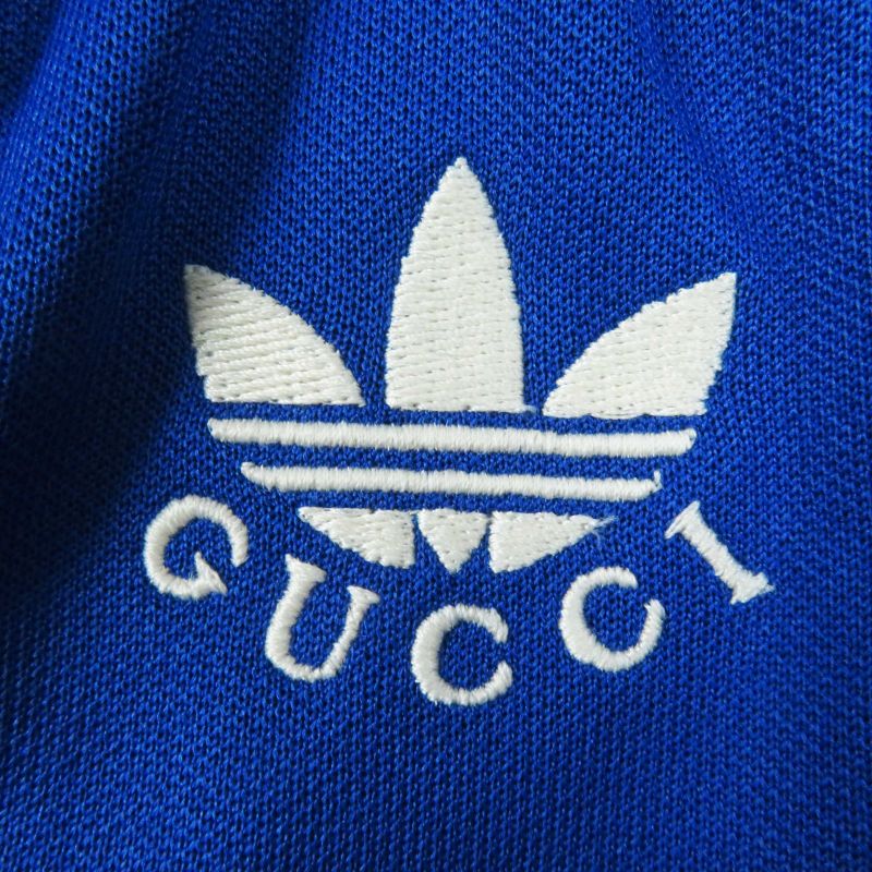 Gucci Adidas 696270 Webline Flared Jogging Pants Cobalt Blue M Made In Italy