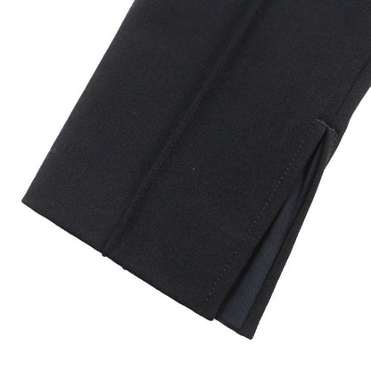 Prada 23AW Sph311 Technical Gabardine Center Stitching Long Pants Slacks Black